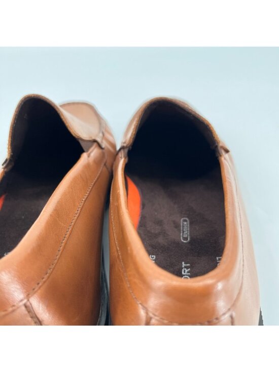 Rockport Men\'s Palmer Venetian Loafers Tan Leather Upper Size 12 main image 4